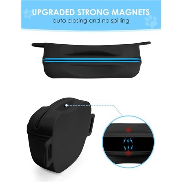 Dog Treat Pouch with Training Clicker, Upgrade Stronger Magnetic Closure - Picture 4 of 7